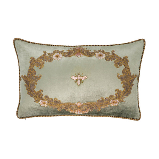 Venice Silk Velvet Throw Pillow Cover 12 X 20